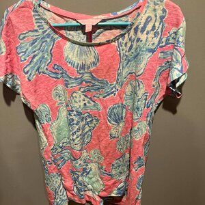 Lilly Pulitzer Short Sleeved Shirt Small
